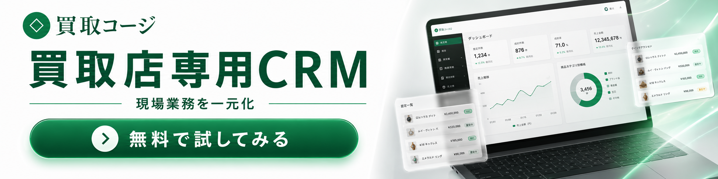 買取専用CRM